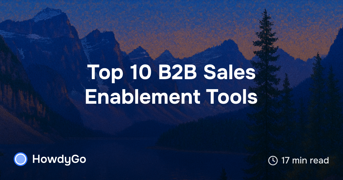 Picture of Top 10 B2B Sales Enablement Tools