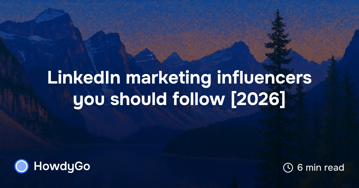 LinkedIn marketing influencers you should follow [2026]
