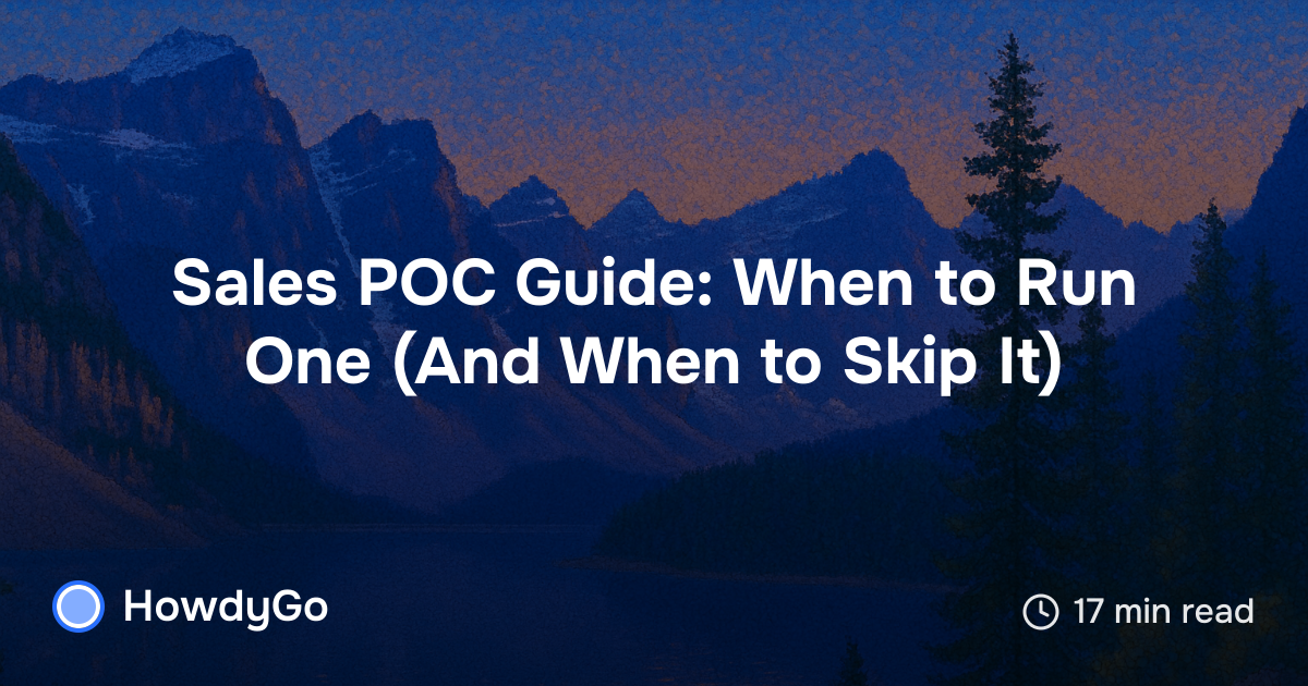 Sales Poc Examples Sales POC Guide: Full POC or Faster Alternative?
